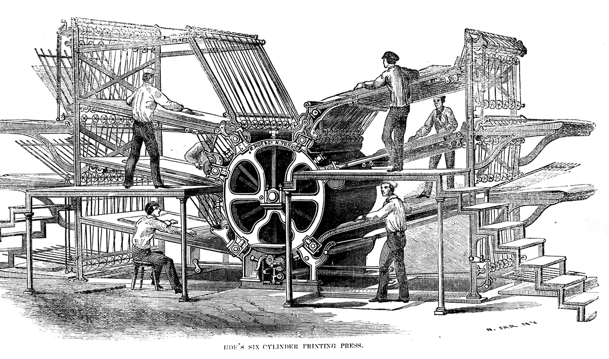 Træ Lav Grisling Rotary printing press - Wikipedia