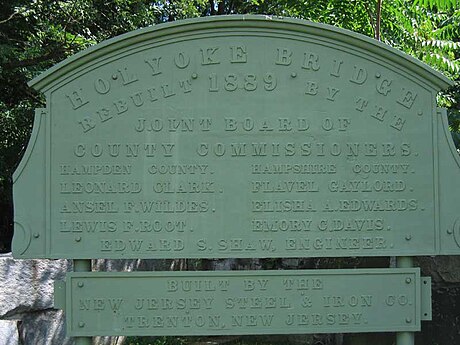 File:Holyoke Bridge rebuilt sign.jpg