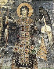 Freska arhanđela iz manastira Hosios Lukas
