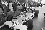 Hunt in the McLaren M23 at the 1976 Dutch Grand Prix.