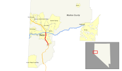 Route of Interstate 580