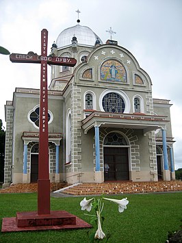 Oekraïense kerk Nossa Senhora do Patrocinio in de gemeente Prudentópolis