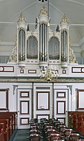 Interieur met orgel