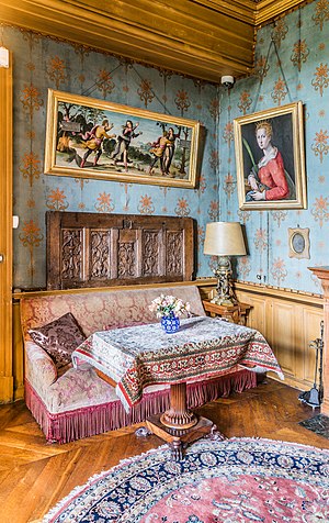 Interior of the Castle of Montrésor, Indre-et-Loire, France