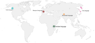 <span class="mw-page-title-main">Language isolate</span> Natural language with no demonstrable genealogical relationship with other languages