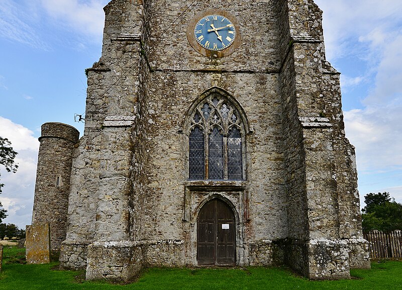 File:Ivychurch, St. George's Church, Eastern face of the tower - geograph.org.uk - 4646344.jpg