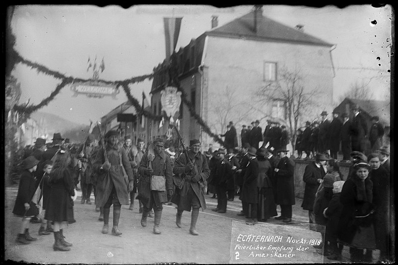 File:J.M. Bellwald, Echternach 24 Nov 1918, Arrivée des Américains-102.jpg