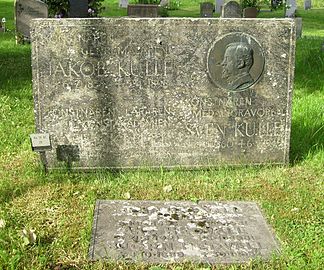 Kulles gravvård på Norra begravningsplatsen i Solna.
