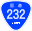 Japanese National Route Sign 0232.svg
