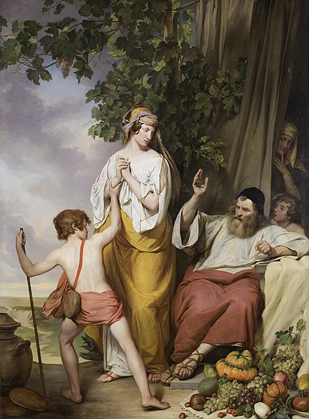 File:Josef Danhauser - Abraham verstößt Hagar und Ismael - 2553 - Kunsthistorisches Museum.jpg