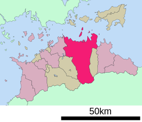 Localização de Takamatsu