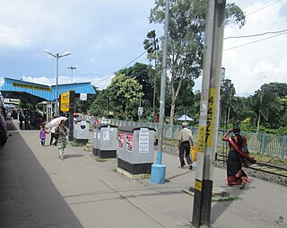 Kanchrapara Neighbourhood in Kolkata in North 24 Parganas, West Bengal, India