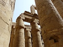 After arriving in the ancient city of Luxor, teams visited the Karnak Temple Complex in order to find their next clue. Karnak-Hypostyle3.jpg