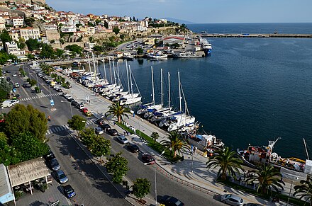 View of the marina at the seafront