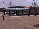 Kid running at a park in Frisco (January 25, 2021, seven days after photo was taken) (OWNER OF THE WORK)
