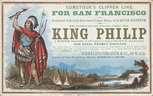 Advertisement poster for King Philip King Philip the ship.jpg