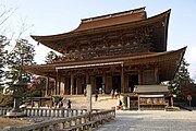 金峯山寺蔵王堂（国宝）, 奈良県吉野町。