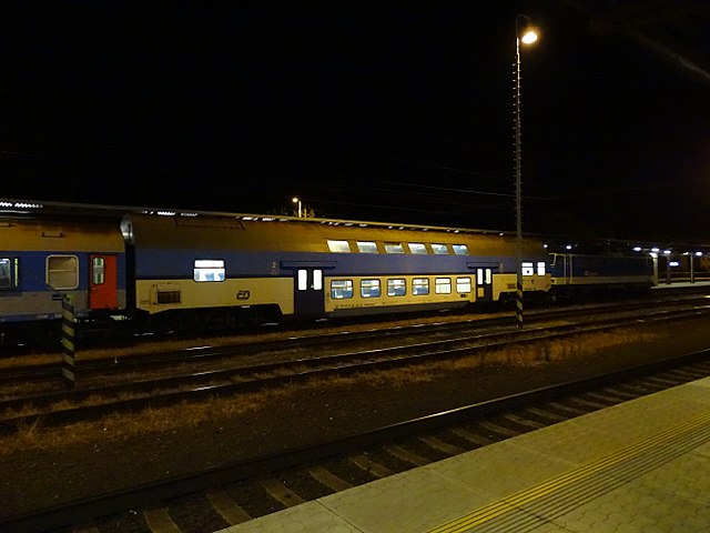 Czech Railways Class Bdmteeo294 in Kolín, Czech Republic.