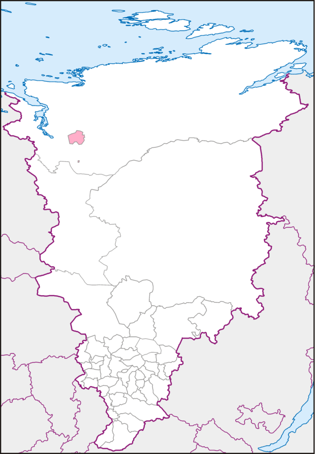 город Норильск на карте