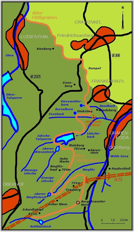 Lütsche und Umgebung