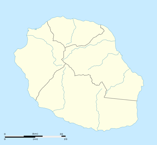 Réunion is located in Réunion