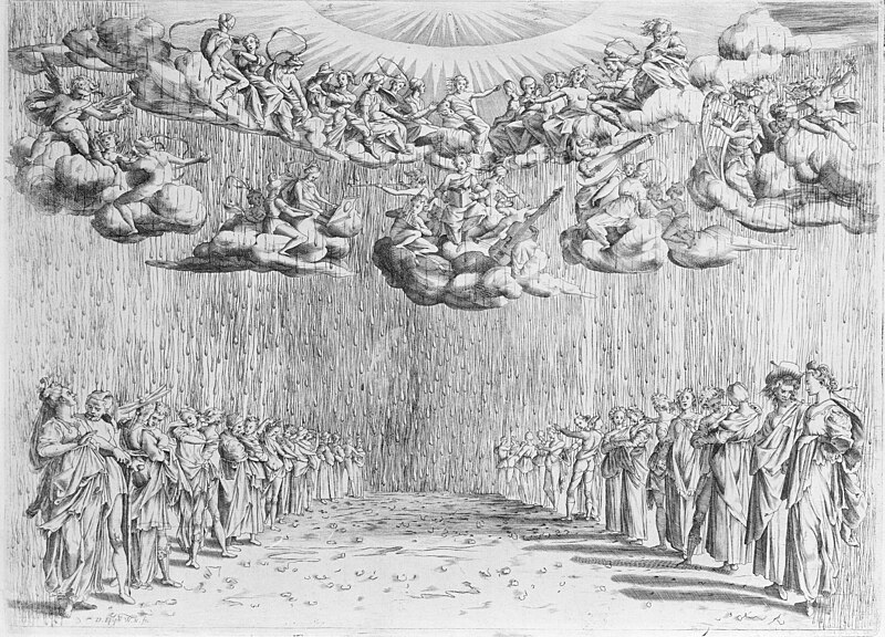 File:La pellegrina 1589 - Intermedio 6 - La discesa d’Apollo e Bacco col Ritmo e l’Armonia.jpg