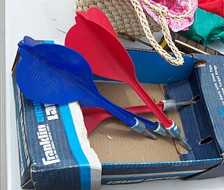 <span class="mw-page-title-main">Lawn darts</span> Lawn game using large darts