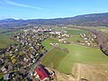 English: Le Vaud, aerial view Français : Le Vaud, vue aérienne Deutsch: Le Vaud, Luftbild