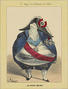 LOUIS PHILIPPE (1773-1850). /nKing of France, 1830-48. Cartoon by HonorΘ  Daumier depicting King Louis-Philippe turning into a pear. The caption says  that the pears are for sale to meet the cost of