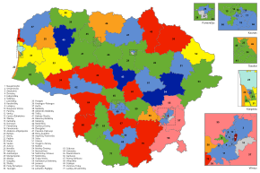 Lithuanian Seimas 2016 election first round - SMC results.svg