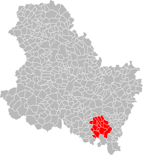 Localisation de Communauté de communes de l'Avallonnais