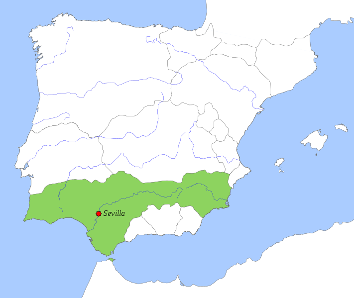 File:Location map Taifa of Seville.svg