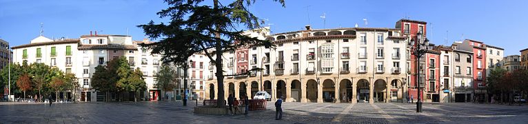 Vista panorámica de la plaza del Mercado.