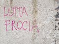 * Nomination Pro LGBT graffiti in Trento, Italy. --Mænsard vokser 09:37, 13 September 2021 (UTC) * Promotion Good quality. --Moroder 11:57, 21 September 2021 (UTC)