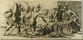 Захоплення Кассандри, гравюра з фрески братів Карраччі в палаці Фава.