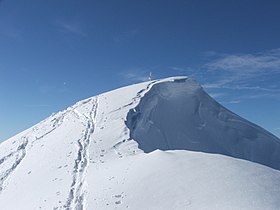 Kilátás a Monte Madonnino december eleji csúcsáról.