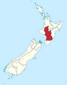 Kart over Manawatu-Wanganui
