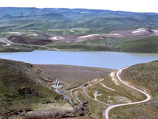 <span class="mw-page-title-main">Mann Creek Dam</span> Dam in Washington County, Idaho, United States