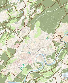 Mapa lokalizacyjna Besançon