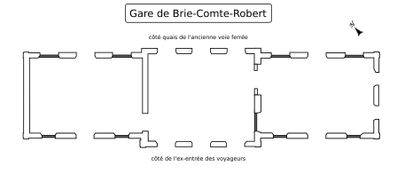 Plan du bâtiment.