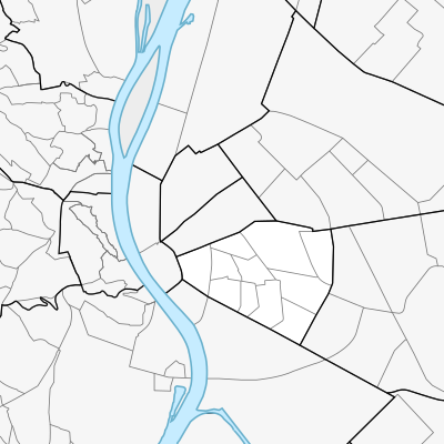 Pozíciós térkép Budapest VIII. kerülete
