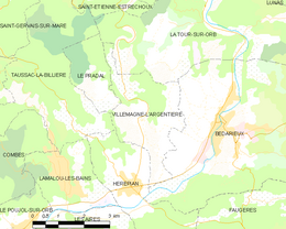 Villemagne-l'Argentière - Localizazion