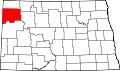 Comitatul Williams map