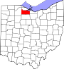 Map of Ohio highlighting Sandusky County.svg