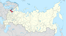 Map of Russia - Leningrad Oblast.svg