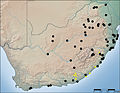 Map of South Africa with distribution of Copa flavoplumosa and Copa kei - ZooKeys-276-001-g014.jpeg