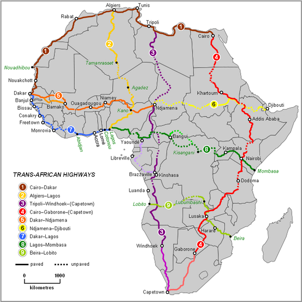 File:Map of Trans-African Highways.PNG