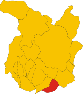 Map of comune of Lamporecchio (province of Pistoia, region Tuscany, Italy).svg