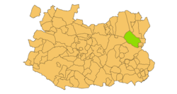 Situación de Argamasilla de Alba dentro de la provincia