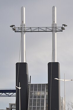 Chimneys of Maritime museum, Le Havre